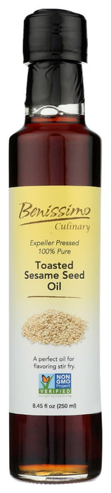 BENISSIMO: Toasted Sesame Seed Oil, 8.45 fo