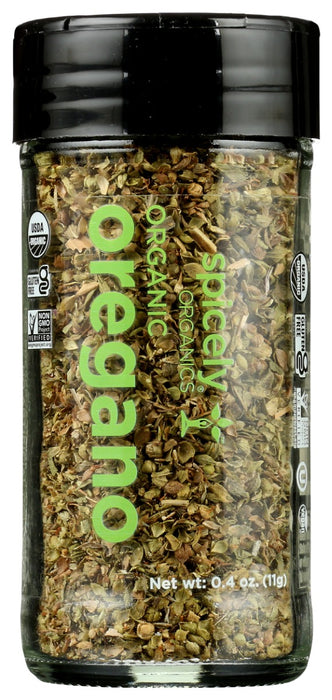 SPICELY ORGANICS: Organic Oregano Jar, 0.4 oz