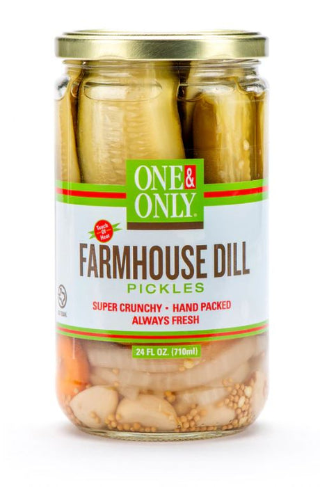 ONE AND ONLY SALAD DRESSING: Farmhouse Dill Pickles, 24 oz