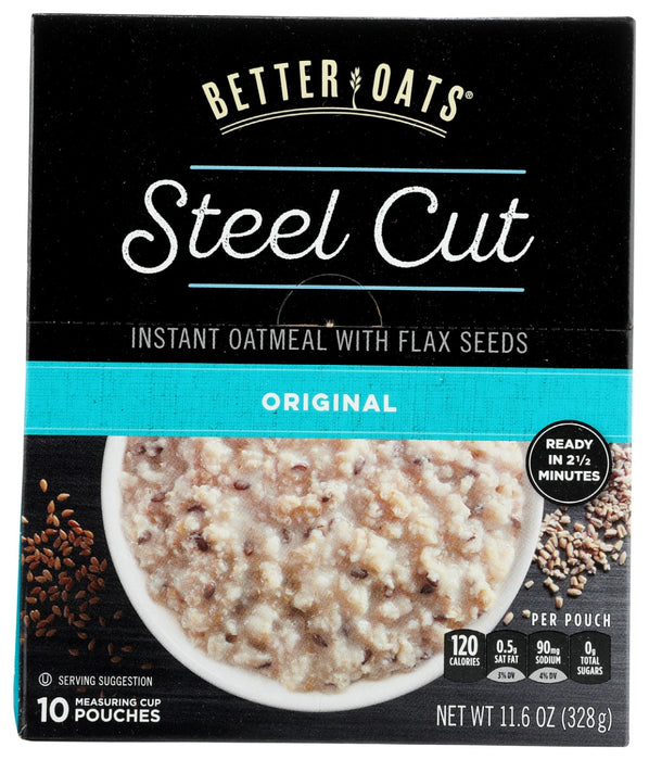 BETTER OATS: Steel Cut Original, 11.6 oz
