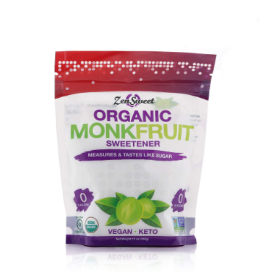 ZENSWEET: Organic Monk Fruit Sweetener, 12 oz