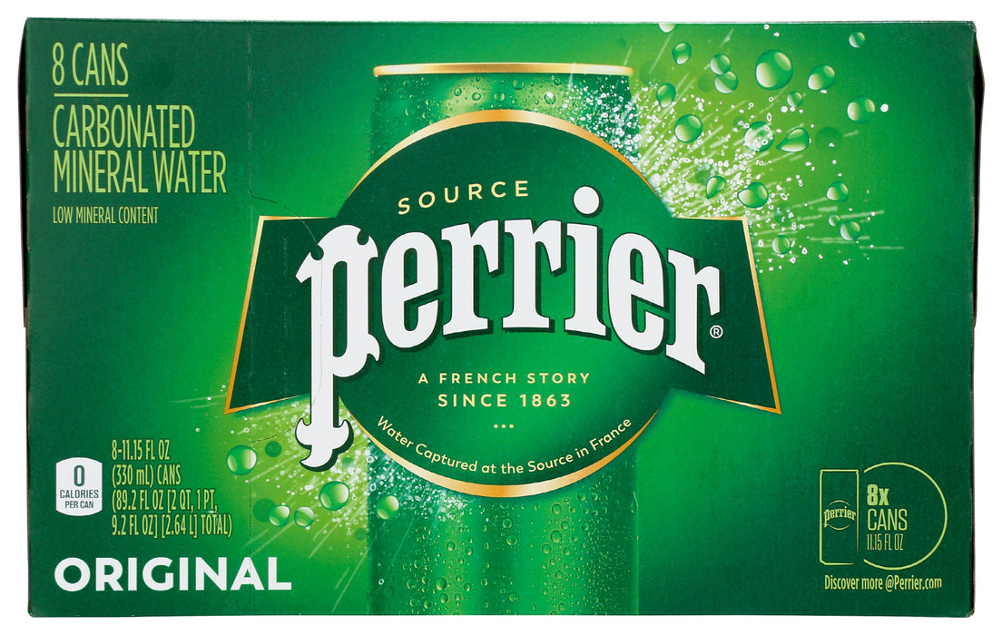PERRIER: Original Sparkling Water 8Pk, 89.2 fo