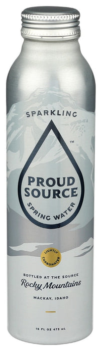 PROUD SOURCE: Rocky Mountain Sparkling Spring Water, 16 fo