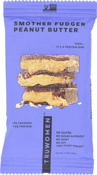 TRUBAR: Smother Fudger Peanut Butter Protein Bar, 1.76 oz