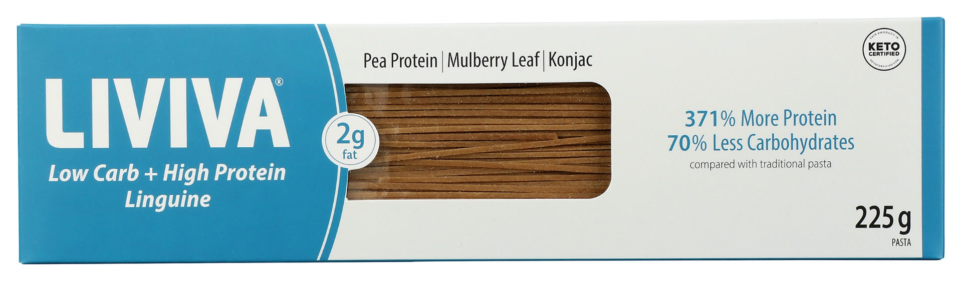 LIVIVA: Low Carb Keto Linguine Pasta, 7.05 oz