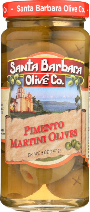 SANTA BARBARA: Pimento Martini Olives, 5 oz