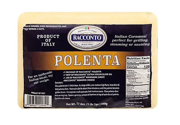 RACCONTO: Polenta, 17.6 oz