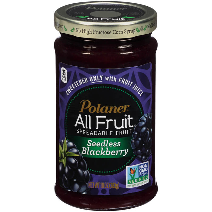 POLANER: Fruit Sprd Sdls Blkbry, 10 oz