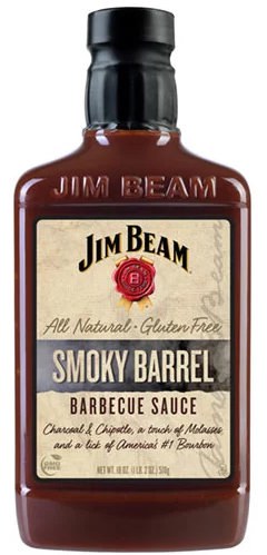 JIM BEAM: Sauce Bbq Smoky Barrel, 18 oz