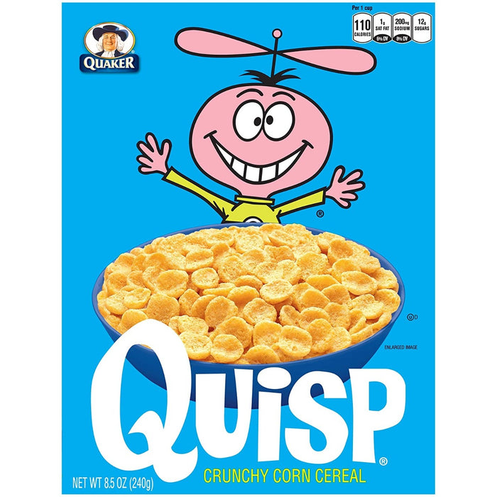 QUAKER: Quisp Crunchy Corn Cereal, 8.5 oz