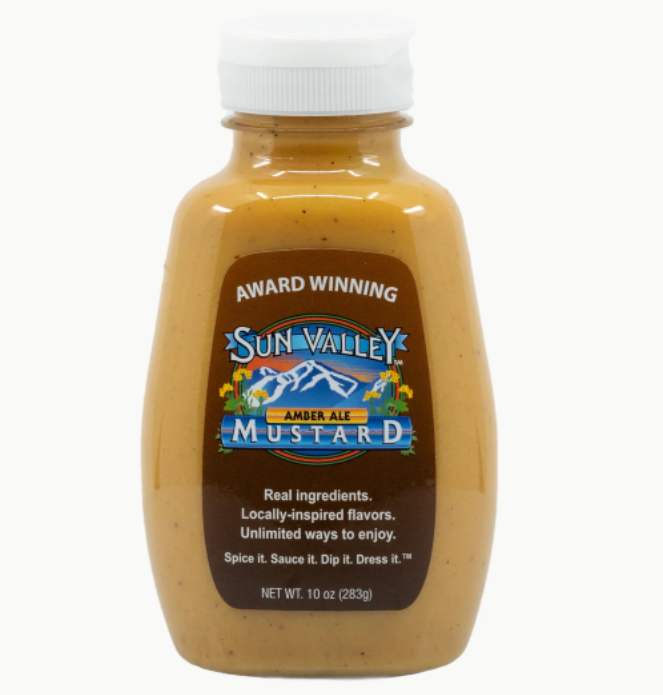 SUN VALLEY MUSTARD: Amber Ale Mustard Squeeze, 10 oz