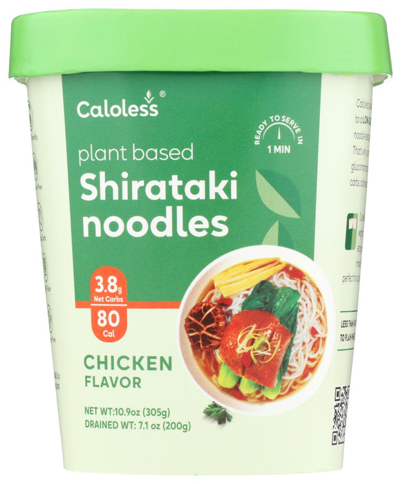 CALOLESS: Shirataki Cup Noodles Chicken Flavor, 10.9 oz