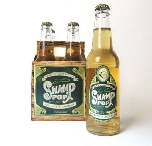 SWAMP POP: Jean Lafitte Ginger Ale Soda 4pk, 48 fo