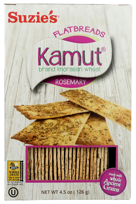 SUZIES: Kamut Rosemary Flatbread, 4.5 oz
