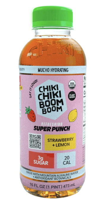 CHIKI CHIKI BOOM BOOM: Strawberry & Lemon Org, 16 fo