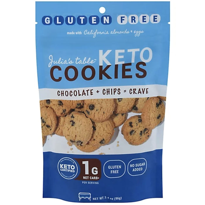 JULIAS TABLE: Cookie Chocolate Chp Keto, 3.4 oz