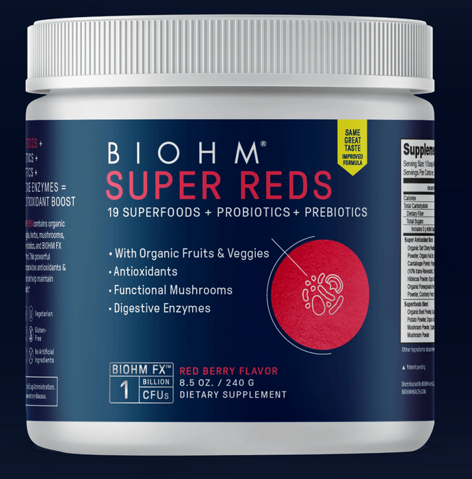 BIOHM: Superfood Reds Probiotic, 8.5 OZ
