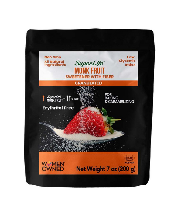 SUPER LIFE: Sweetener Monk Fruit, 7.05 OZ