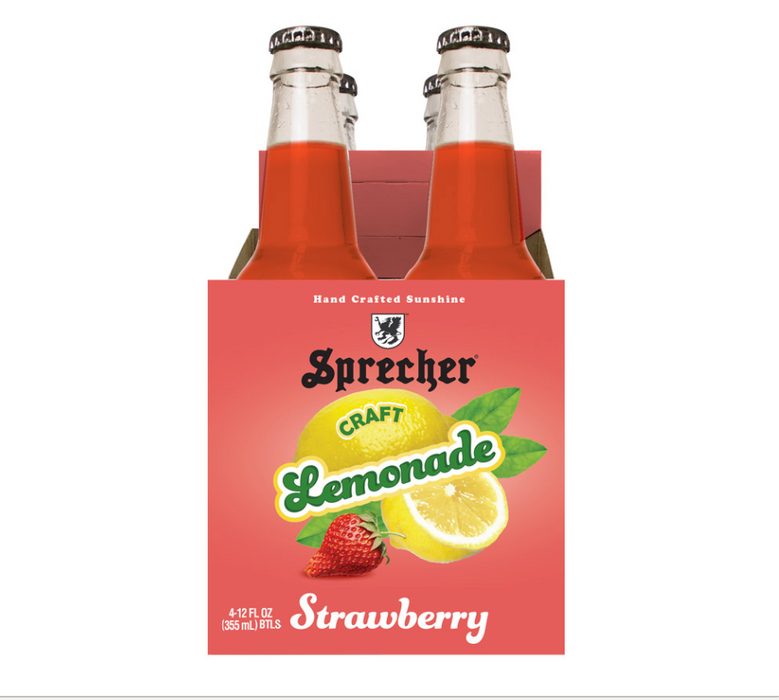 SPRECHER: Lemonade Strawberry 4Pk, 48 FO