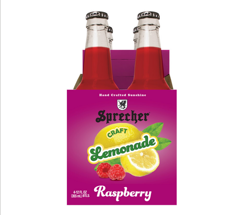 SPRECHER: Lemonade Raspberry 4Pk, 48 FO