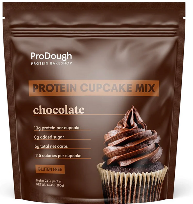 PRODOUGH BAKERY: Cupcakes Protein Choc, 13.4 oz