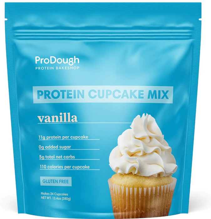PRODOUGH BAKERY: Cupcake Protein Vanilla, 13.4 oz