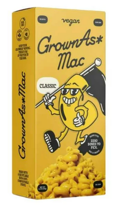 GROWNAS FOODS: Mac Cheese Grownas, 6.2 OZ