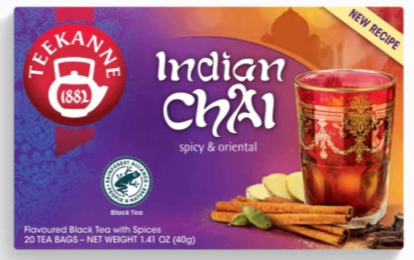 TEEKANNE: Tea Indian Chai, 1.41 OZ