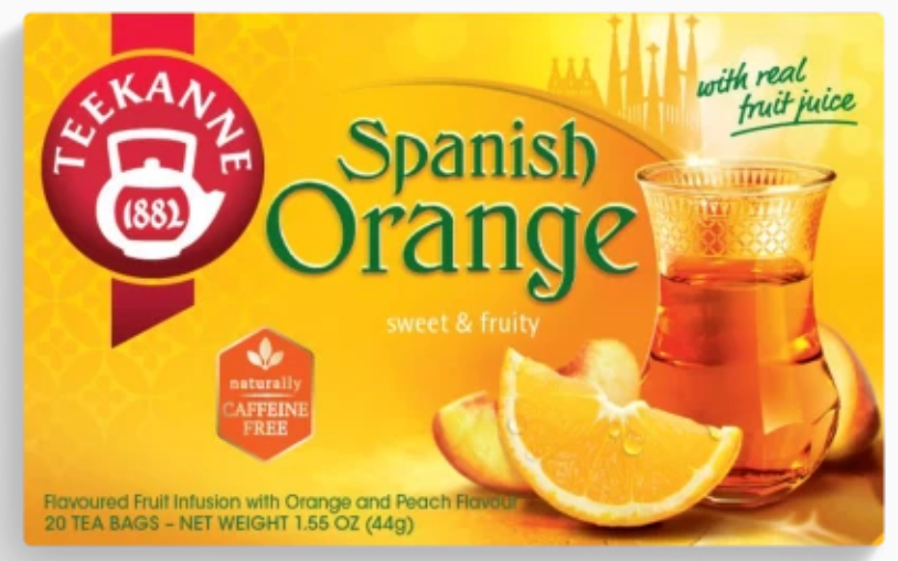 TEEKANNE: Tea Orange Spanish, 1.55 OZ