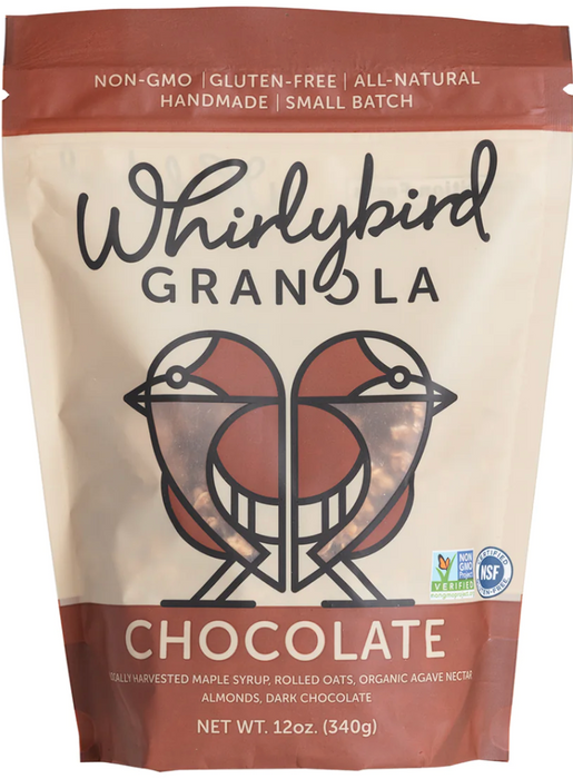 WHIRLYBIRD GRANOLA: Granola Chocolate, 11 oz