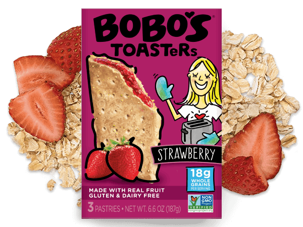 BOBOS OAT BARS: Toaster Pstry Strwbry, 6.6 oz