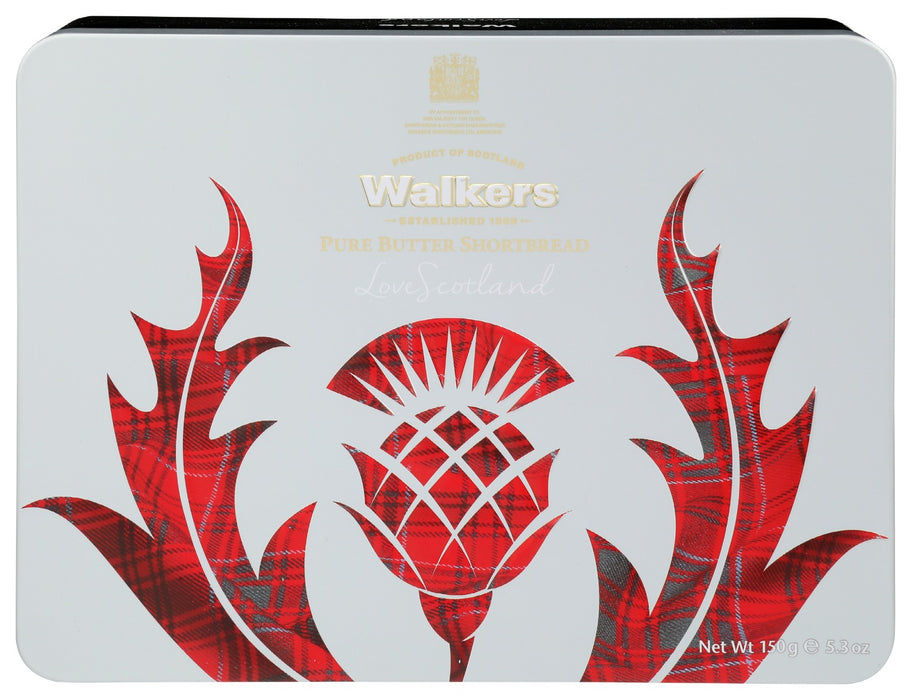 WALKERS: Scottish Thistle Icon Shortbread Tin , 5.3 oz