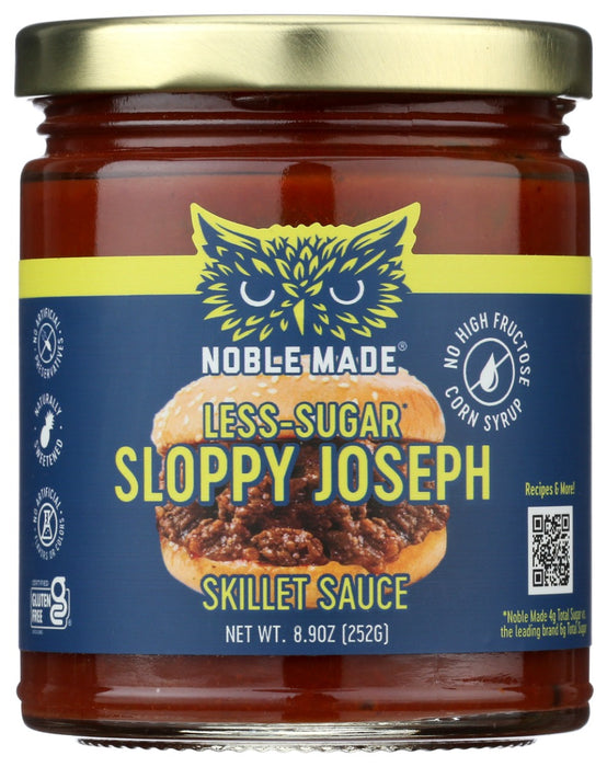 THE NEW PRIMAL: Noble Made Less Sugar Sloppy Joseph Skillet Sauce, 8.9 oz