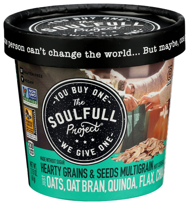 THE SOULFULL PROJECT: Hearty Grains and Seeds Multigrain Hot Cereal, 2.15 oz