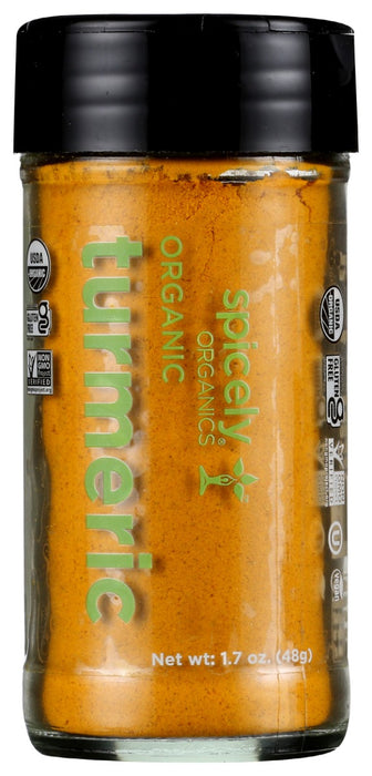 SPICELY ORGANICS: Organic Turmeric Jar, 1.7 oz