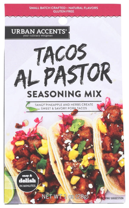 URBAN ACCENTS: Tacos Al Pastor Seasoning Mix, 1 oz