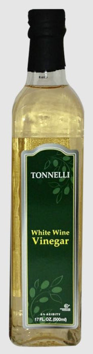 TONNELLI: White Wine Vinegar, 17 oz