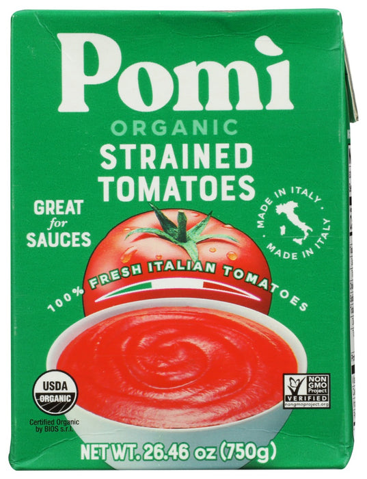 POMI: Organic Strained Tomatoes, 26.46 oz