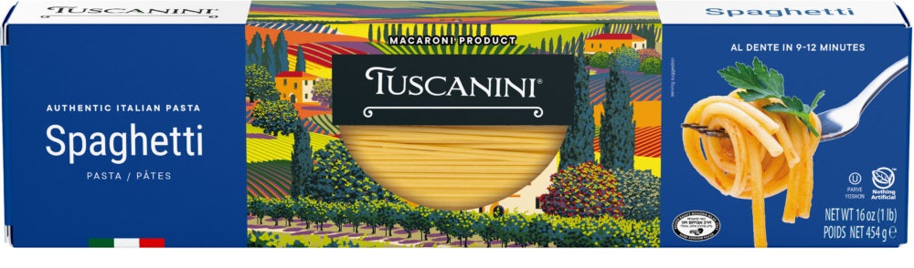 TUSCANINI: Spaghetti Pasta, 16 oz