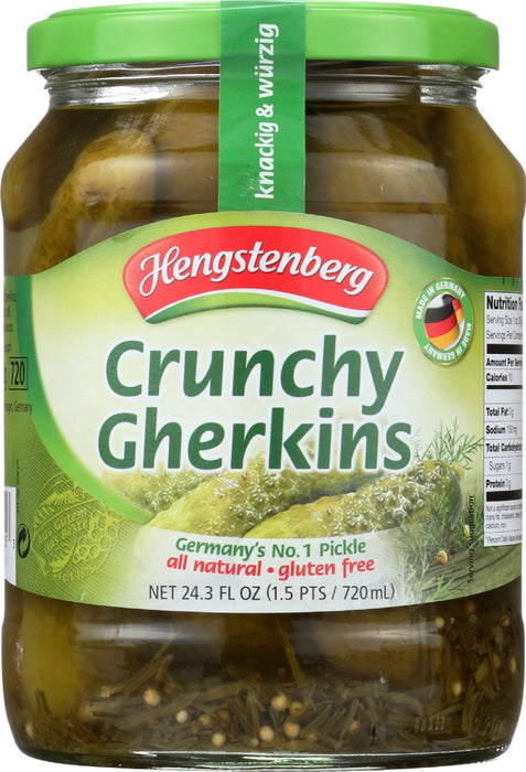 HENGSTENBERG: Knax Crunchy Gherkins, 24.3 oz