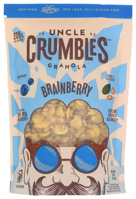UNCLE CRUMBLES: Brainberry Granola Cereal, 11 oz