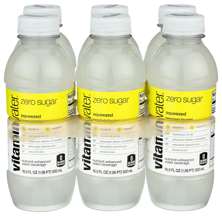 VITAMIN WATER: Zero Sugar Squeezed 6 Count, 101.4 fo