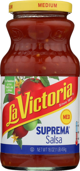 LA VICTORIA: Cilantro Salsa Medium, 16 oz