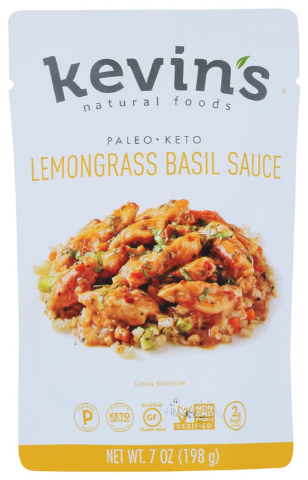 KEVINS NATURAL FOODS: Lemongrass Basil Sauce, 7 oz