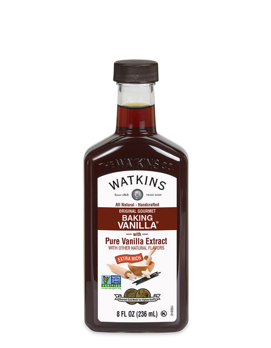 WATKINS: All Natural Original Gourmet Baking Vanilla Extract, 8 fo