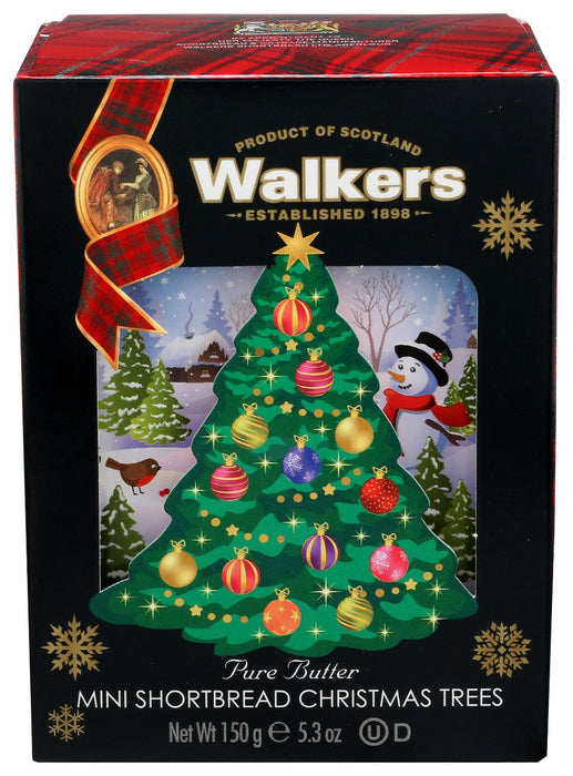 WALKERS: Mini Christmas Tree Shortbread Box, 5.3 oz