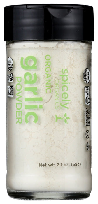 SPICELY ORGANICS: Organic Garlic Powder Jar, 2.1 oz