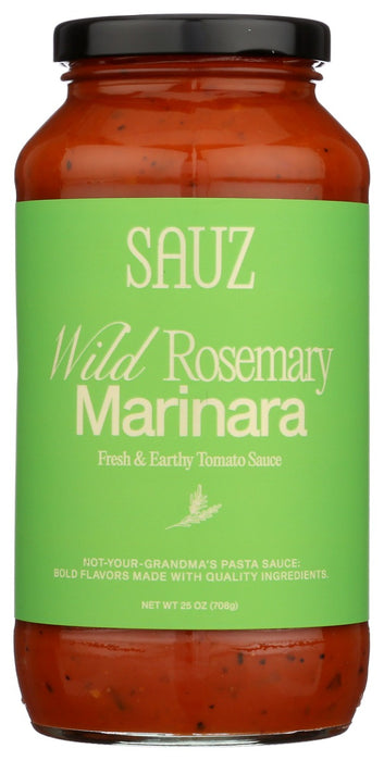 SAUZ: Wild Rosemary Marinara Sauce, 25 oz