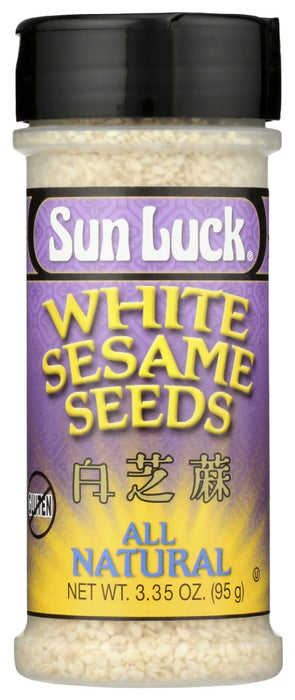 SUN LUCK: White Sesame Seeds, 3.35 oz