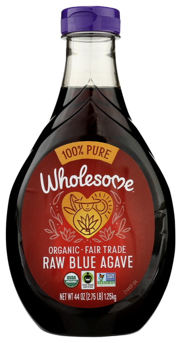 WHOLESOME: Organic Raw Blue Agave, 44 oz